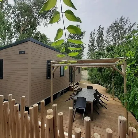 ZEcamping 3 dog friendly avec piscine au bord du lac de la Thésauque Chalet Nailloux